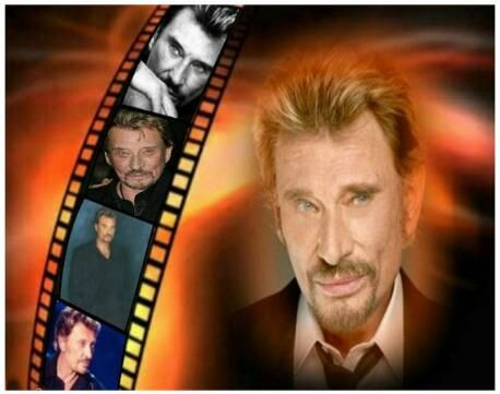 Anteprima del risultato finale del dipinto a diamante Johnny Hallyday: The Film of his Life.