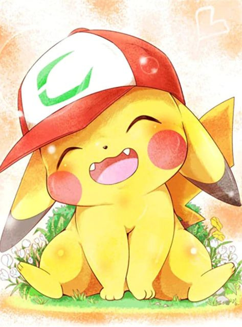 Preview of the final result of the diamond embroidery The Trainer's Smile.