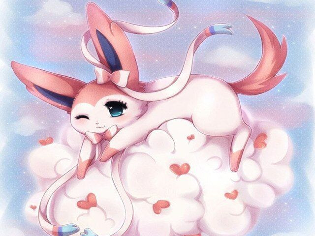 Preview van het eindresultaat van het diamantschilderij The Sweet Reverie of Nymphali.