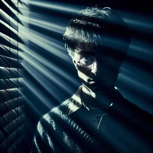 Anteprima del risultato finale del diamond painting Harry Potter: Luce e Ombra.