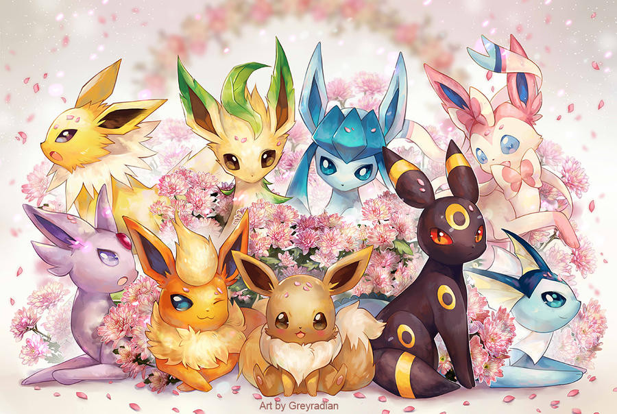 Preview of the final result of the diamond painting The Flower Garden of Evolutions.
