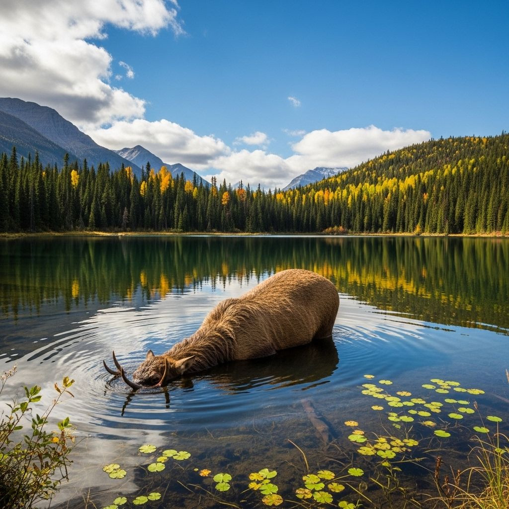 Preview van het eindresultaat van het diamantschilderij Eland bij Bergmeer.