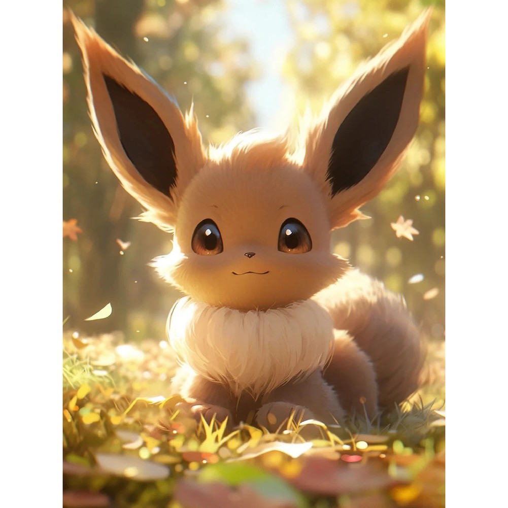 Aperçu du résultat final Évoli, Douceur Sylvestre.