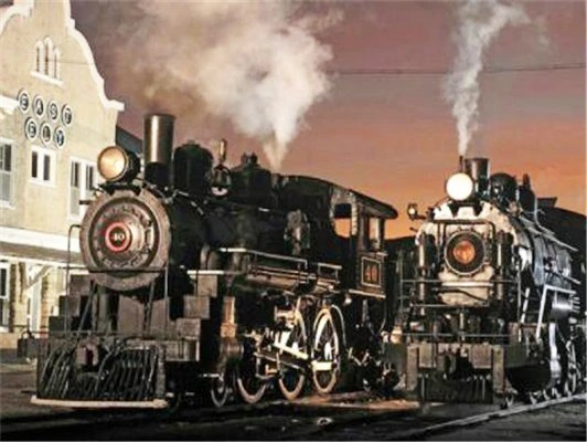 Aperçu du résultat final Locomotiva a Vapore al Tramonto.