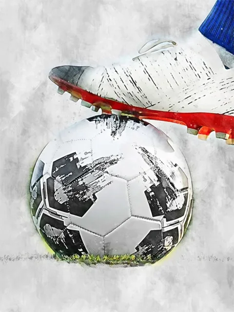 Aperçu du résultat final Voetbalschoen op Bal.