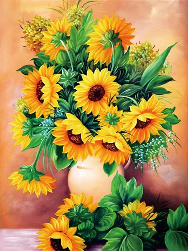 Aperçu du résultat final Bouquet de Tournesols Éclatants.