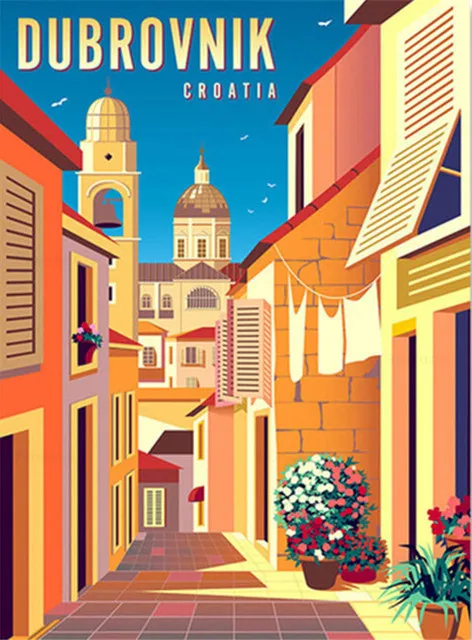 Aperçu du résultat final Ruelles Ensoleillées de Dubrovnik.