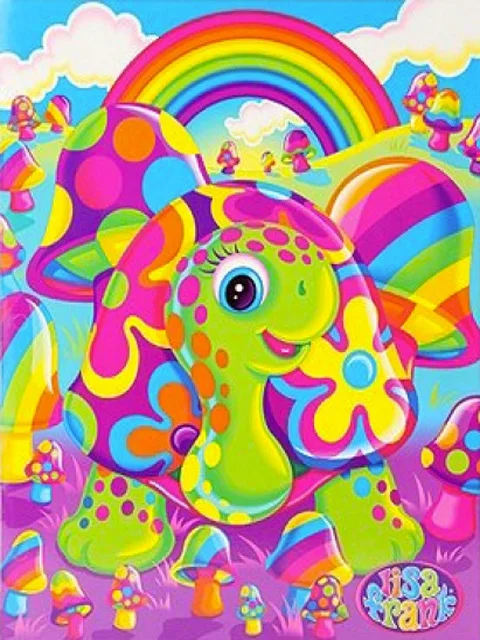 Aperçu du résultat final Tartaruga Arcobaleno e Funghi Magici.