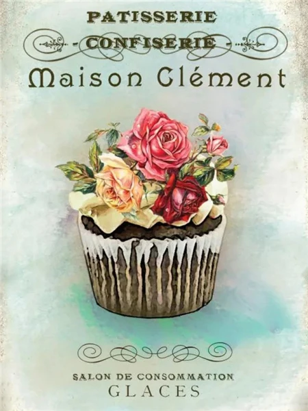 Aperçu du résultat final Vintage Cupcake Maison Clément.