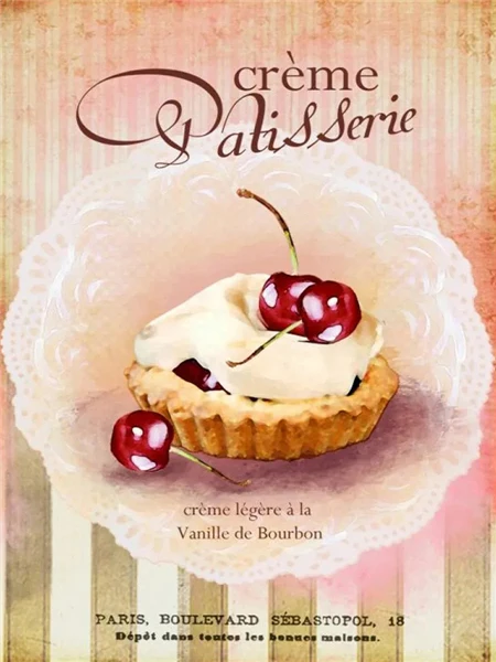 Aperçu du résultat final Vintage Cream Tartlet.