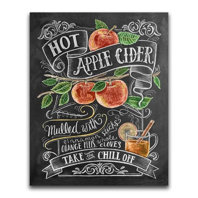 Aperçu du résultat final Hot Apple Cider Autumn.