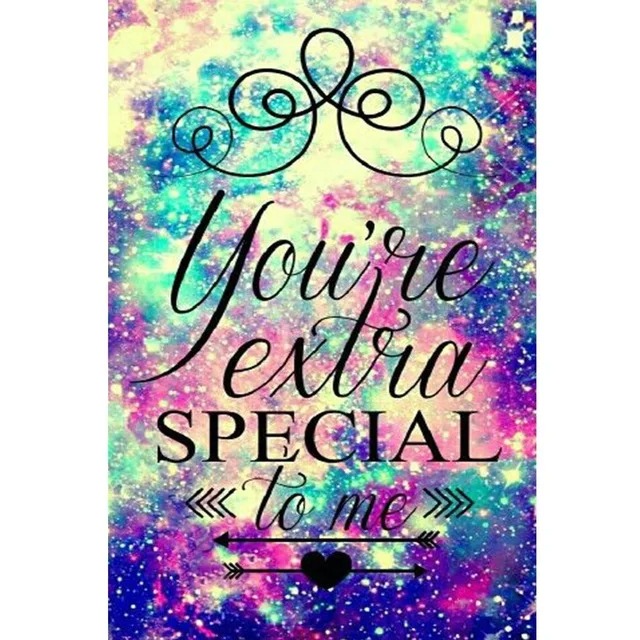 Aperçu du résultat final Galactic Message: You're Extra Special to Me.