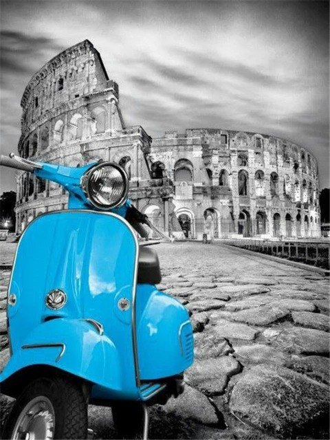 Aperçu du résultat final Roman Vespa: Chromatic Selectivity.