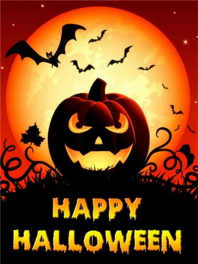 Aperçu du résultat final Halloweenpompoen onder de Maan.