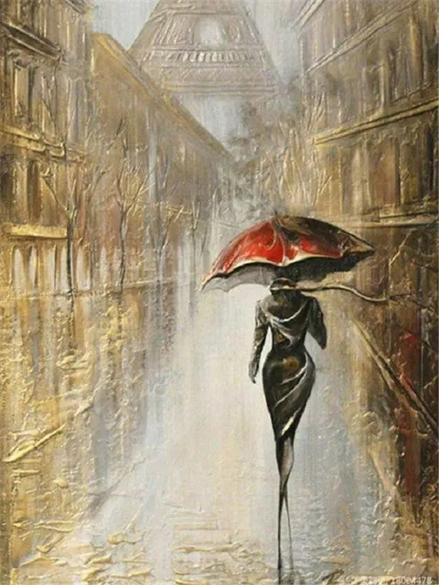 Aperçu du résultat final Promenade Solitaire sous la Pluie Parisienne.