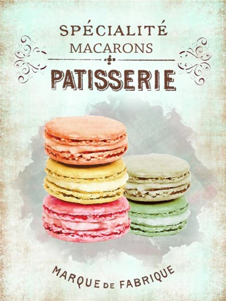 Aperçu du résultat final Macarons Vintage : Douceur Sucrée et Broderie Diamant.
