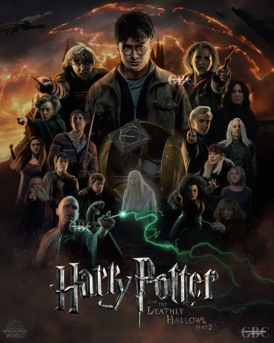 Aperçu du résultat final Deathly Hallows Mosaic.