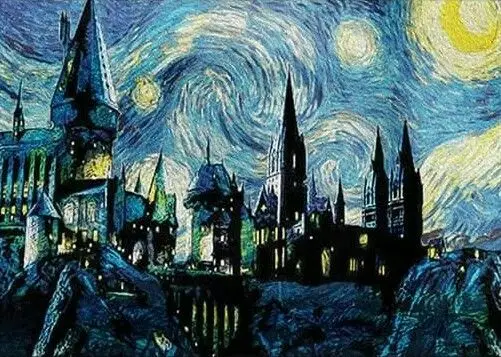 Aperçu du résultat final Hogwarts unter dem Sternenhimmel.