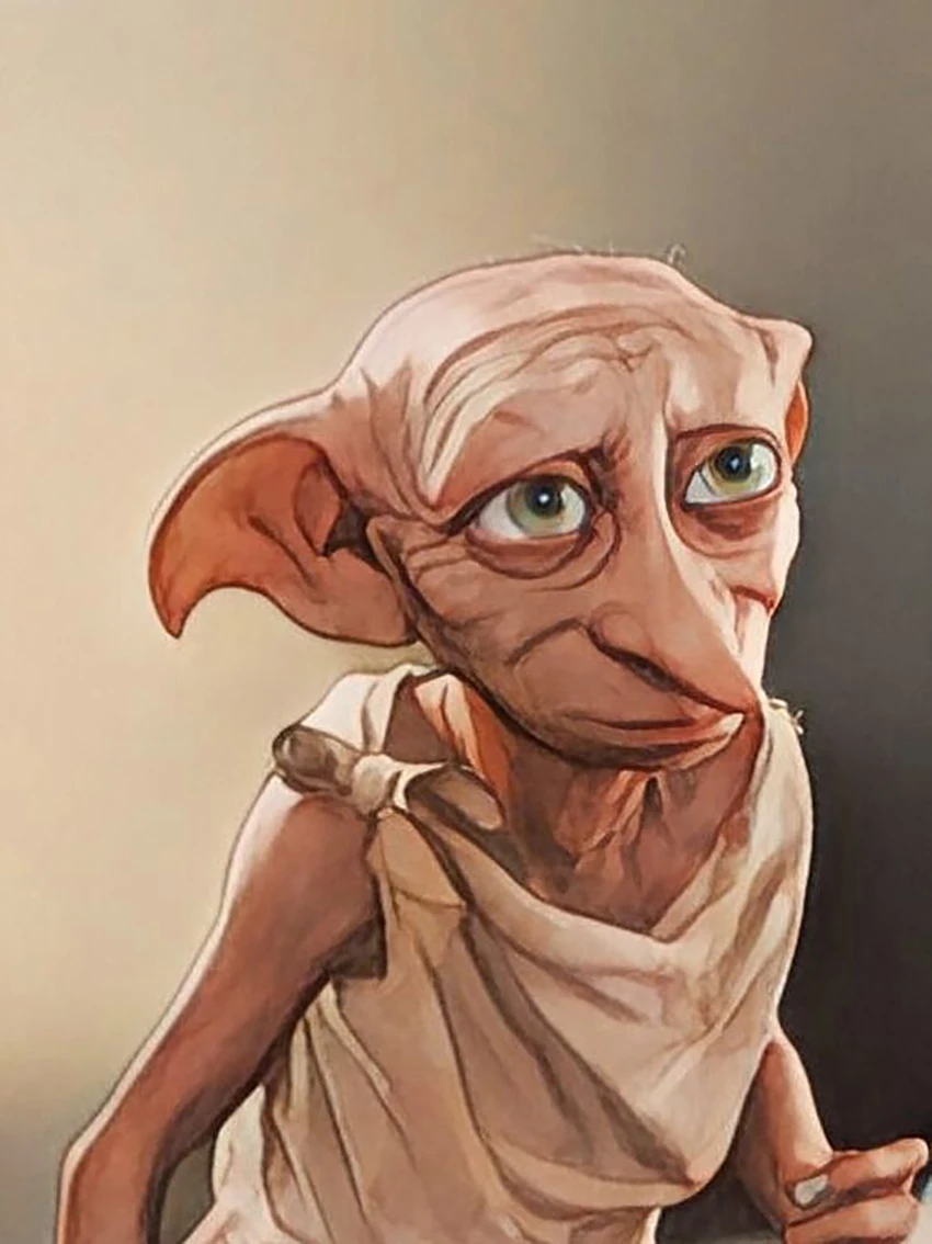 Aperçu du résultat final Dobby, the House Elf with Sweet Eyes.