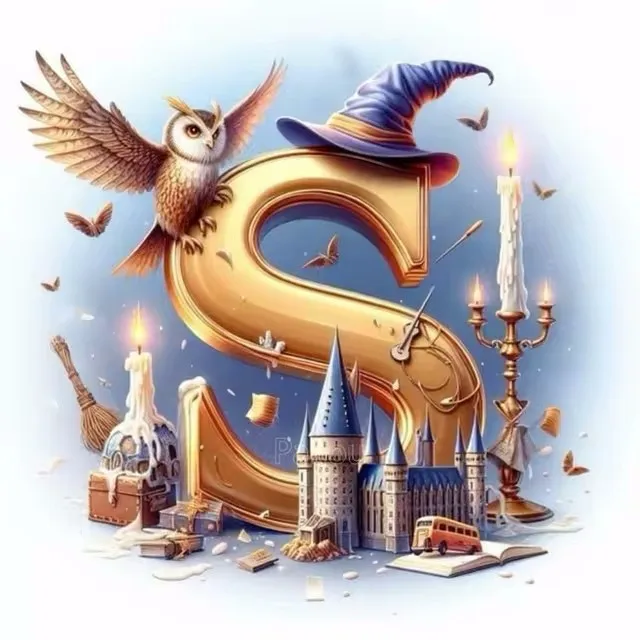 Aperçu du résultat final Magical Poudlard Letter S.