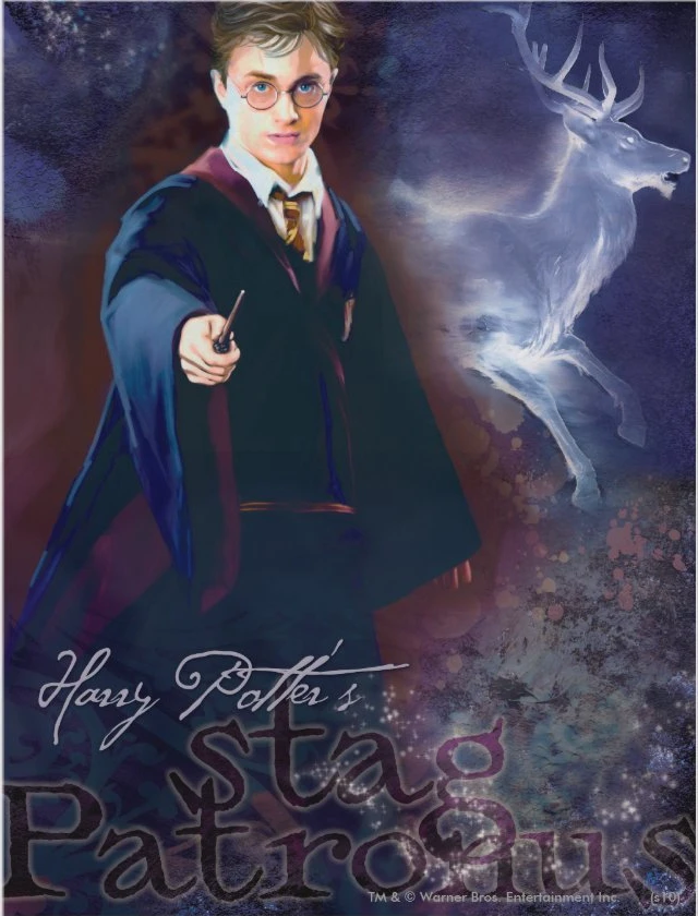 Aperçu du résultat final Harry Potter's Patronus.