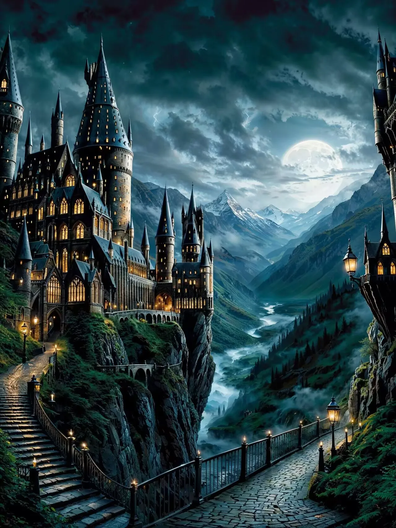 Aperçu du résultat final Hogwarts Under the Magic Storm.