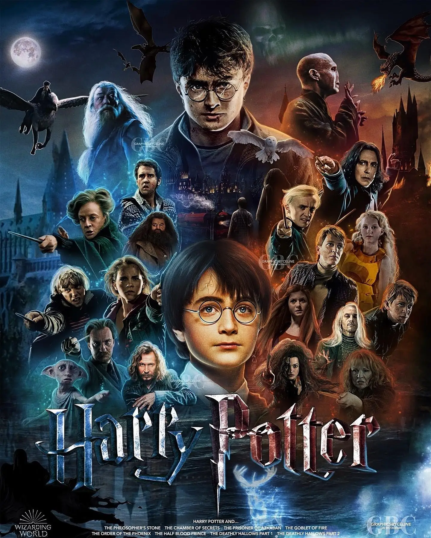 Aperçu du résultat final Dumbledore's Army: Wizards Mosaic.