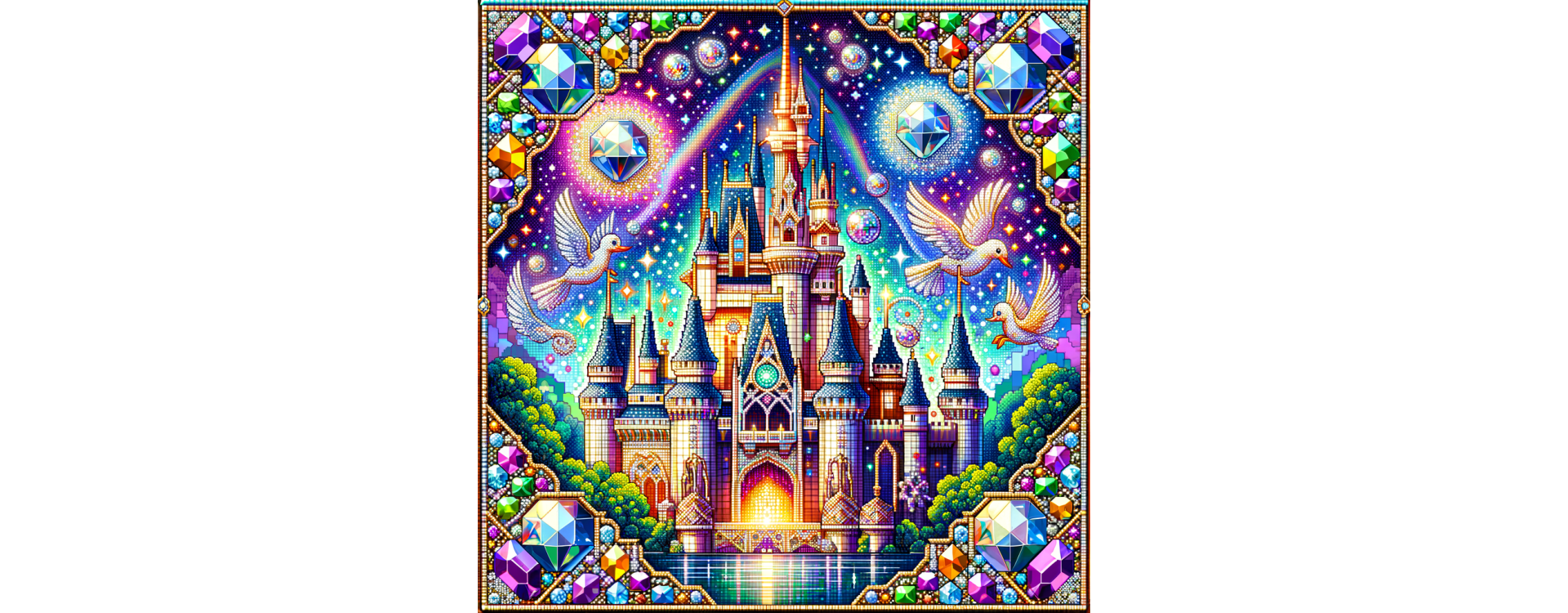 Broderie Diamant Disneynull