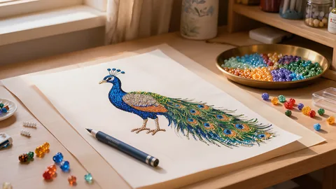 Broderie Diamant Paon : Choisir et Réussir Votre Toile