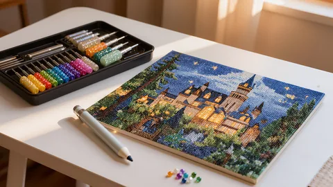 Comment réaliser un diamond painting : guide pas à pas