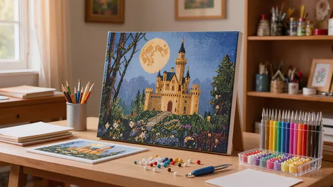Comment encadrer un diamond painting : méthode simple