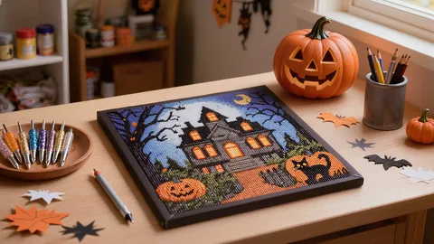 Diamond Painting Halloween : idées et kits pour frissonner