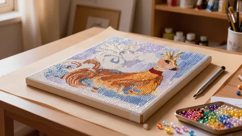 Alignement diamond painting : la méthode nette