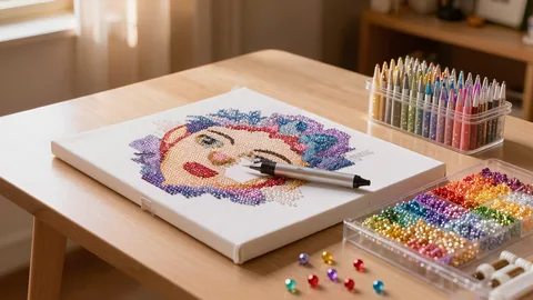 Routine diamond painting : votre rituel détente en 6 étapes